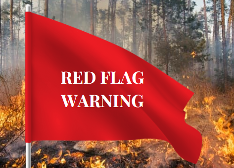 RED FLAG, Warning, Fire Danger